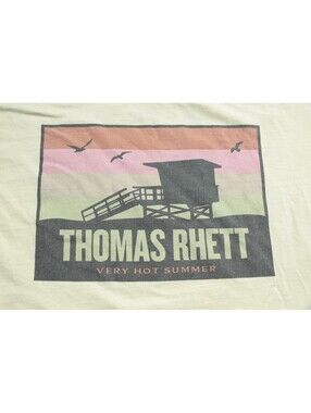 Thomas Rhett Very Hot Summer T-Shirt Tour Concert L Shirt Distressed